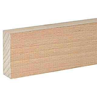 Rechteckleiste (2 100 x 20 x 55 mm, Holz, Buche)