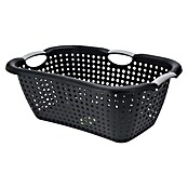 Wasmand (Zwart, l x b x h: 40 x 60 x 22 cm, 26 l) | BAUHAUS
