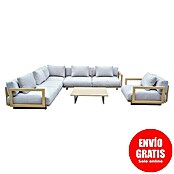 Sunfun Conjunto de muebles Camelia (7 pzs., Marrón) | BAUHAUS