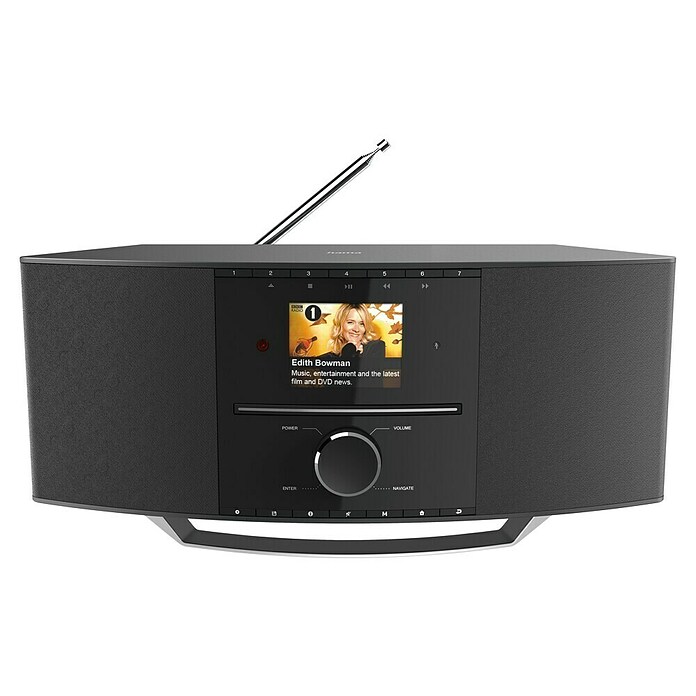 Hama Radio DIR3510SCBTX Bluetooth CD-Player (174.928 - 239.200 MHz (DAB/DAB+), Schwarz) | BAUHAUS