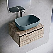 Lavabo de sobremesa Stadium (32,5 x 45,5 cm, Sin desbordamiento, Azul prusia) | BAUHAUS