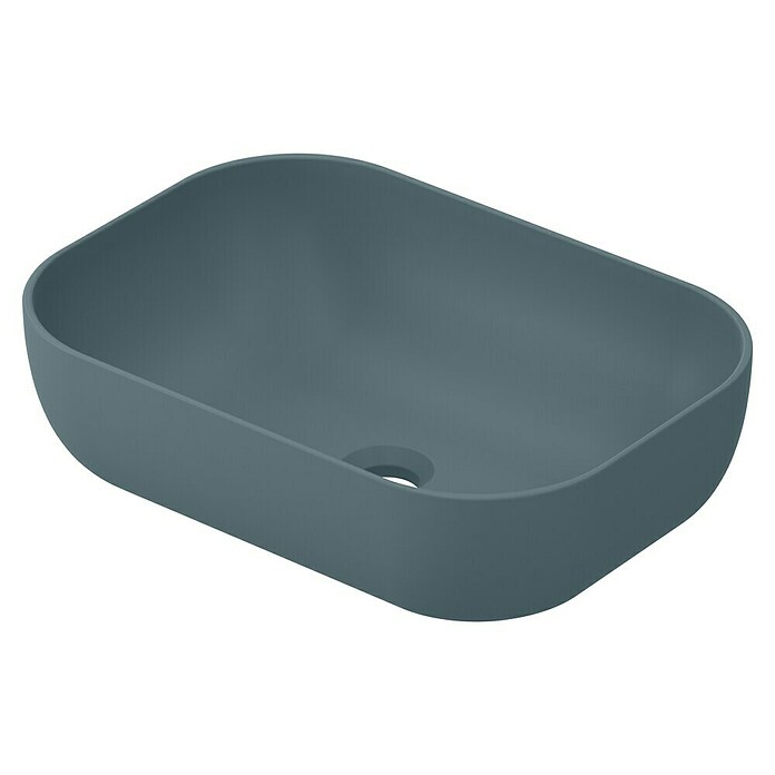 Lavabo de sobremesa Stadium (32,5 x 45,5 cm, Sin desbordamiento, Azul prusia) | BAUHAUS