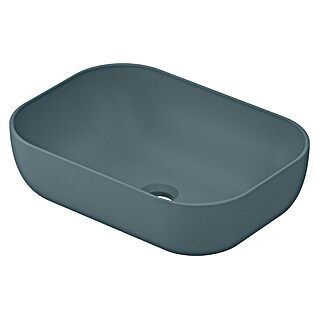 Lavabo de sobremesa Stadium (32,5 x 45,5 cm, Sin desbordamiento, Azul prusia)