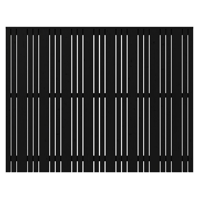 Plus Sichtschutzelement Tangent (180 x 140 cm, Schwarz (RAL 9005)) | BAUHAUS
