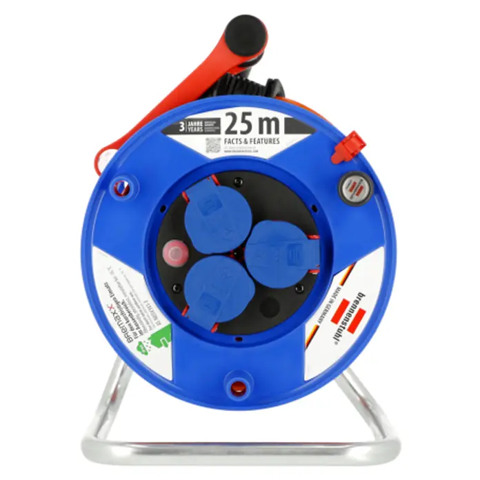 Brennenstuhl Garant Kabeltrommel - Kunststoff, 25 m, AT-N05V3V3-F, IP44