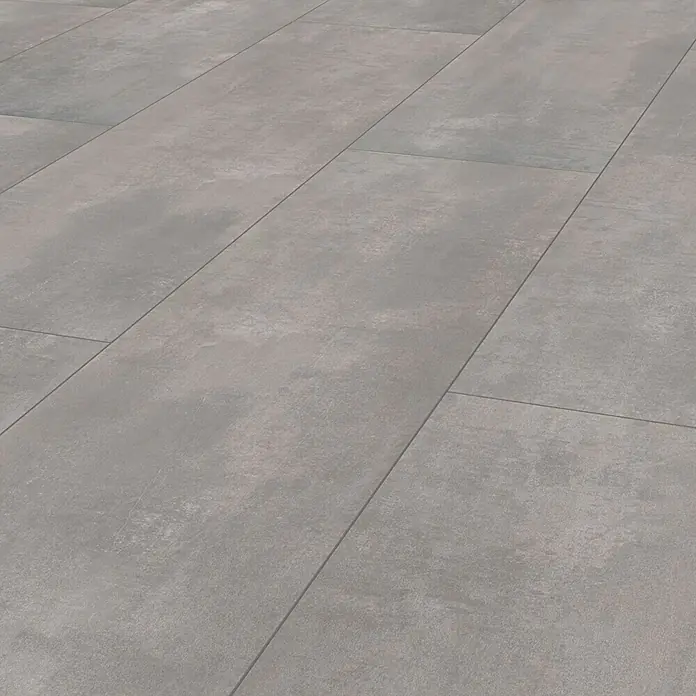 Laminat - Oxyd, Fliese, 1.288 x 330 x 8 mm - Graue Bodenfliesen, die ein modernes und elegantes Aussehen verleihen, ideal für jeden Wohnraum.