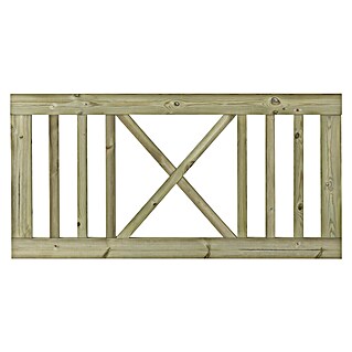 Plus Gartenzaun Rom (B x H: 150 x 75 cm, Natur)