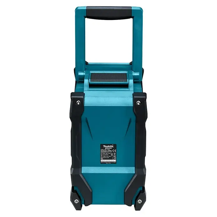Makita Radio de batería para la obra - 40 V, 174.928 - 239.200 MHz (DAB/DAB+) - Radio de obra inalámbrica Makita MR004G en diseño azul. Compatible con varias baterías, ideal para obras y uso móvil.