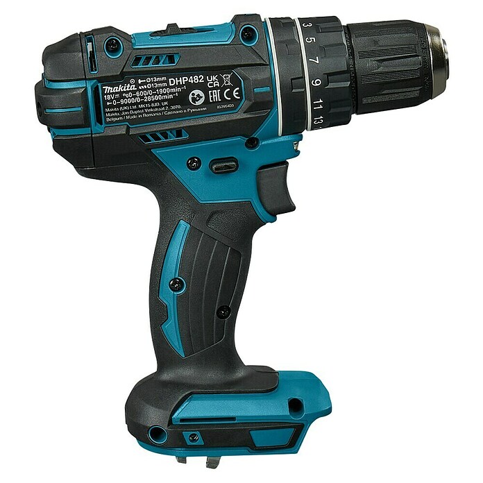 Makita LXT 18V Accu-klopboor/schroefmachine DHP482ZJ (62 Nm, Aantal versnellingen: 21 st.) | BAUHAUS