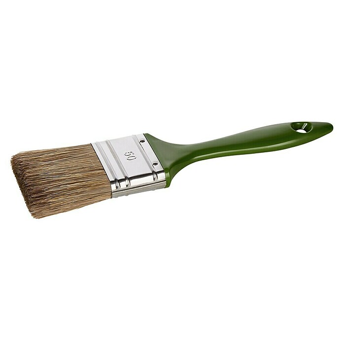Platte beitskwast 50 mm (Breedte borstelhaar: 50 mm, Gemengde natuurlijke haren, Kunststof)