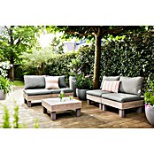 Keter Elements Sillón de jardín (L x An x Al: 67 x 38 x 68 cm, Madera/Verde, Polipropileno) | BAUHAUS