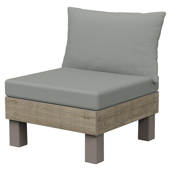 Keter Elements Sillón de jardín (L x An x Al: 67 x 38 x 68 cm, Madera/Verde, Polipropileno) | BAUHAUS