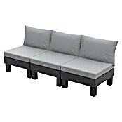 Keter Elements Sillón de jardín Elements (An x Pr x Al: 38 x 67 x 68 cm, Negro/Gris, Polipropileno) | BAUHAUS