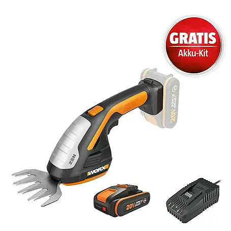 Worx PowerShare 20V Maschinenpaket