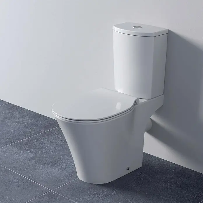 Ideal Standard Connect Air WC-Sitz - Duroplast, Weiß, Mit Absenkautomatik - Elegante, wandhängende Toilette in Weiß. Modernes Design für ein stilvolles Badezimmer mit einem klaren und minimalistischen Look.