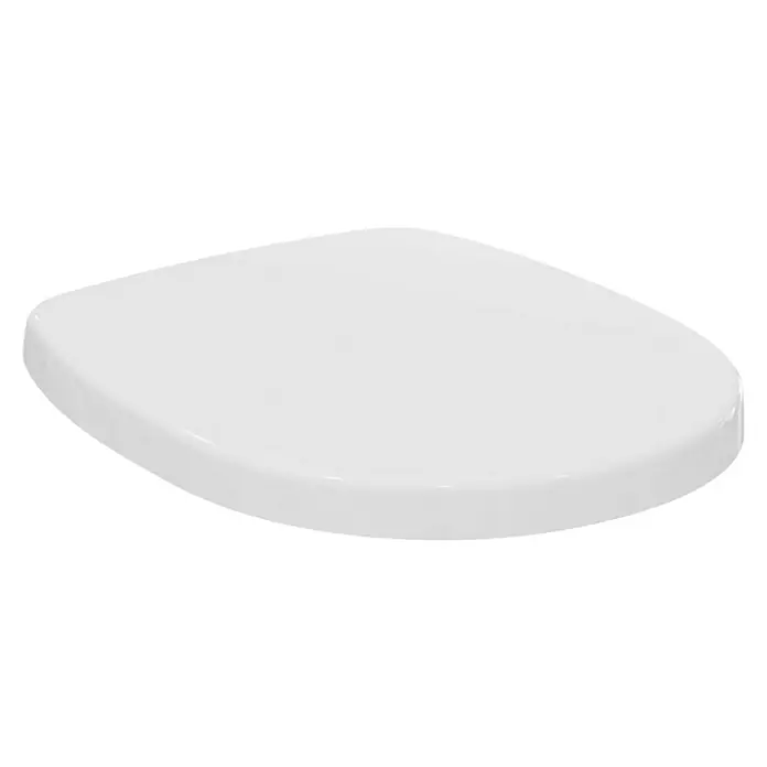 Ideal Standard Connect WC-Sitz - Duroplast, Weiß, Mit Absenkautomatik - Ein weisser, weicher WC-Sitz mit abgerundeten Kanten. Sorgt für Komfort und Hygiene im Badezimmer.