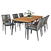 Sunfun Silla de jardín Greta (L x An x Al: 47 x 57 x 89 cm, Negro, Aluminio/Cuerda sintética) | BAUHAUS