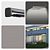 SmartSun Toldo con motor Dark Algarve (Gris, Ancho: 3,95 cm, Caída: 3 m) | BAUHAUS