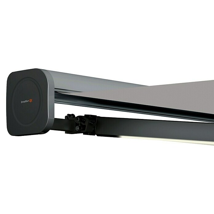 SmartSun Toldo con motor Dark Algarve (Gris, Ancho: 4,75 cm, Caída: 3 m) | BAUHAUS