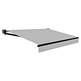 SmartSun Toldo de brazos articulados Dark Stella (Gris, Ancho: 2,5 m, Caída: 2 m)