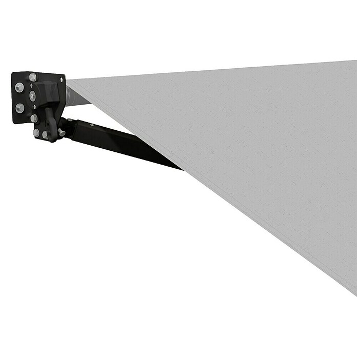 SmartSun Toldo de brazos articulados Dark Stella (Gris, Ancho: 3,95 m, Caída: 2,5 m) | BAUHAUS