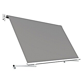 SmartSun Toldo para balcón Urban (Gris, Ancho: 3,95 m, Caída: 2,45 m)