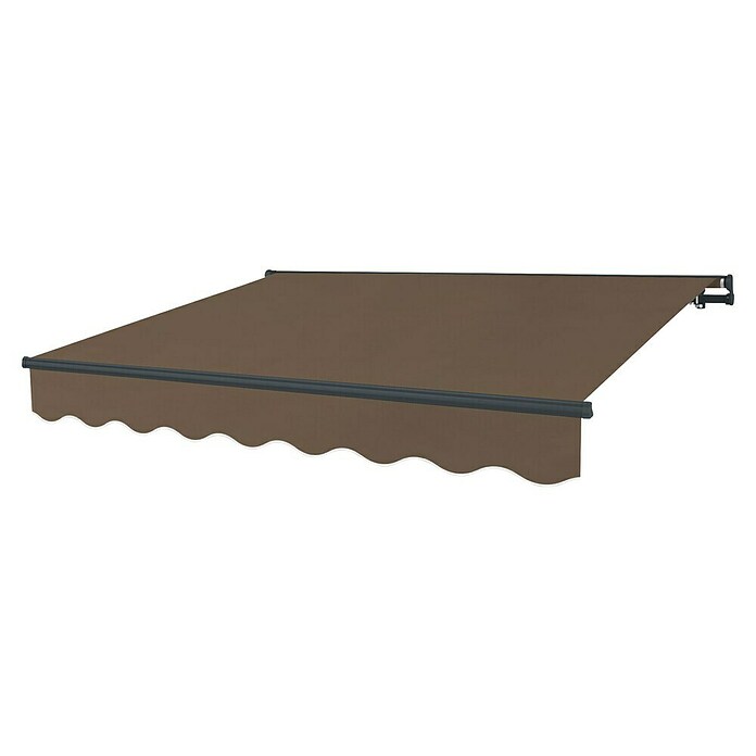 SmartSun Toldo de brazos articulados Dark Easy Lite Habana (Marrón, Ancho: 2,95 mm, Caída: 2 m) | BAUHAUS