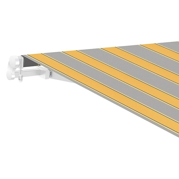 SmartSun Lona para toldo Roy (Amarillo/Gris, Ancho: 4 m, Caída: 2,5 m) | BAUHAUS