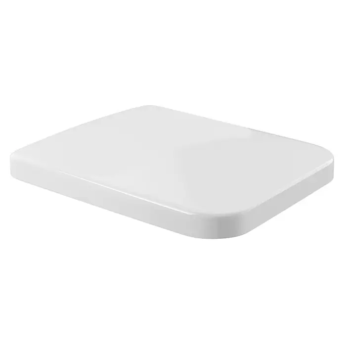 Villeroy & Boch Architectura WC-Sitz - Duroplast, Weiß, Mit Absenkautomatik - Ein elegantes, quadratisches, weißes Produkt. Das schlichte Design und die glatte Oberfläche machen es zu einem stilvollen Accessoire für jeden Raum.