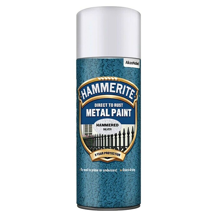 Hammerite Pršilni lak  (Srebrna, Sijaj, 400 ml) | 5979 - Spezialsprays | HADM - Lackspray | HAD - Farben | HA - Farben | H - Innendeko/Farben | BAUHAUS