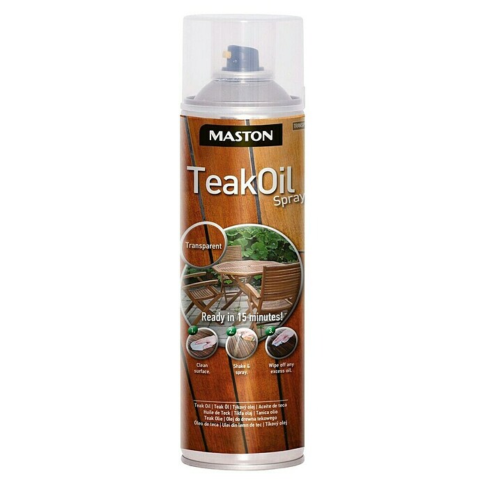 Olje za tikovino v spreju  (500 ml, Brezbarven) | Posebni izdelki za les | Zaščita in obdelava lesa | Barve in tapete | Izdelki | BAUHAUS