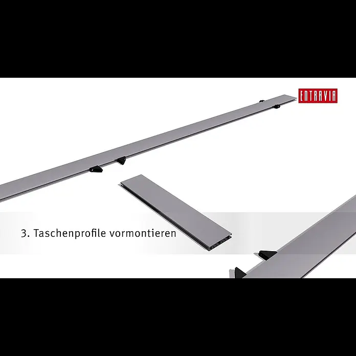 Entravia Schiebetürsystem Simple-Pocket Standard - Nicht vormontiert; für CW75 und CW100, Passend für: Entravia Holz- und Ganzglas-Schiebetüren - Simple-Pocket Montagevideo - In der Wand laufendes Schiebetrsystem | ENTRAVIA