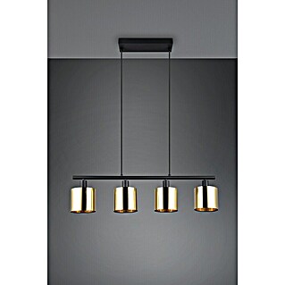 Reality Leuchten Pendelleuchte Jason (40 W, L x B x H: 12 x 12 x 150 cm, Gold, Schwarz, E14)