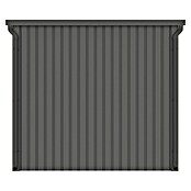 Gardol Gerätehaus Style (Außenmaß inkl. Dachüberstand (B x T): 225 x 190 cm, Metall, Schwarz) | BAUHAUS
