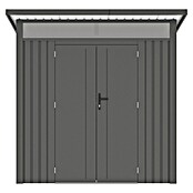 Gardol Gerätehaus Style (Außenmaß inkl. Dachüberstand (B x T): 225 x 190 cm, Metall, Schwarz) | BAUHAUS