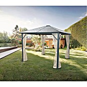Ersatzdach (Passend für: Gartenpavillon, Polycarbonatplatten, Grau) | BAUHAUS