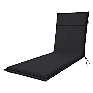 Doppler Blazina za ležalnik Life (Črna, Do x Š x V: 195 x 58 x 4 cm, 100 % poliester)