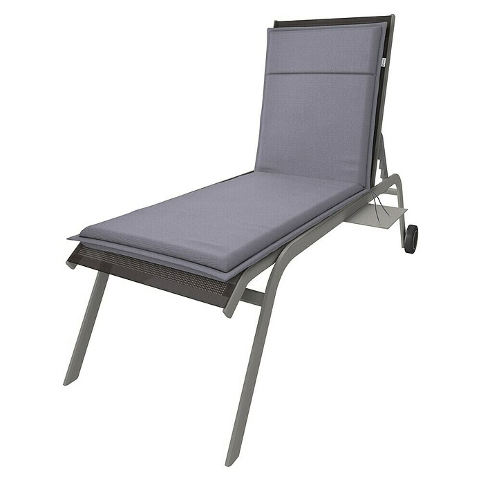Doppler Blazina za ležalnik Life  (Do x Š x V: 195 x 58 x 4 cm, Siva) | 8293 - Auflagen Liegen | ICEB - Auflagen Kissen | ICE - Outdoorkissen/Auflagen | IC - Freizeit im Garten | I - Stadtgarten | BAUHAUS
