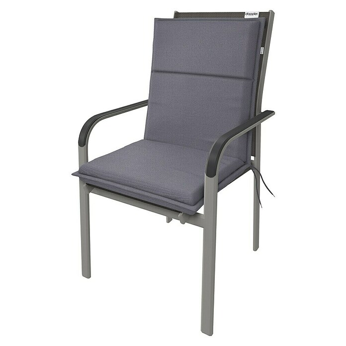 Doppler Sedežna prevleka z nizkim naslonom Life  (Do x Š x V: 100 x 48 x 4 cm, Siva) | 8291 - Auflagen Niederlehner | ICEB - Auflagen Kissen | ICE - Outdoorkissen/Auflagen | IC - Freizeit im Garten | I - Stadtgarten | BAUHAUS