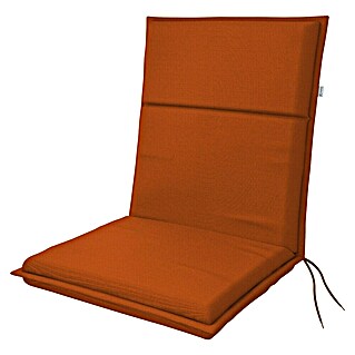 Doppler Jastuk za stolicu s niskim naslonom Life (100 x 48 x 4 cm, Narančasta)