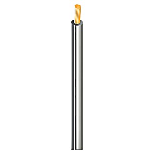 Bricable Cable eléctrico HO7Z1-K (H07Z1-K, Número de cables: 1, 2,5 mm², 200 m, Gris)