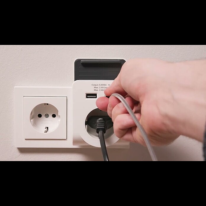 REV USB punjač  (Bijele boje, 2 USB priključka) | BAUHAUS