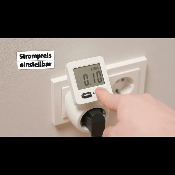 Schwaiger Energiekosten-Messgerät STEM1180 - 230 V, Display, Max. Anschlussleistung: 3.680 W - Schwaiger Energiekosten-Messgert STEM1180