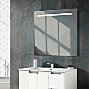 Camargue Espejo con luz Eco XN OneLED (60 x 80 cm, Plateado, Bombillas y tubos) | BAUHAUS