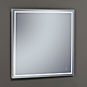 Camargue Espejo con luz LED Lisbeth (80 x 80 cm, Sensor, Acero) | BAUHAUS
