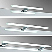 Aplique LED para espejo Round 30 cm (7 W, Cromo, L x An x Al: 12,3 x 30 x 3,4 cm) | BAUHAUS