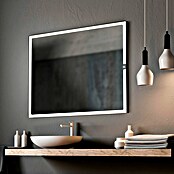 Camargue Espejo con luz LED Eyra Black (Dimensiones (An x Al): 120 x 80 cm)
