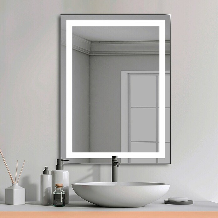 Camargue Espejo con luz LED Aitana (60 x 80 cm) | BAUHAUS