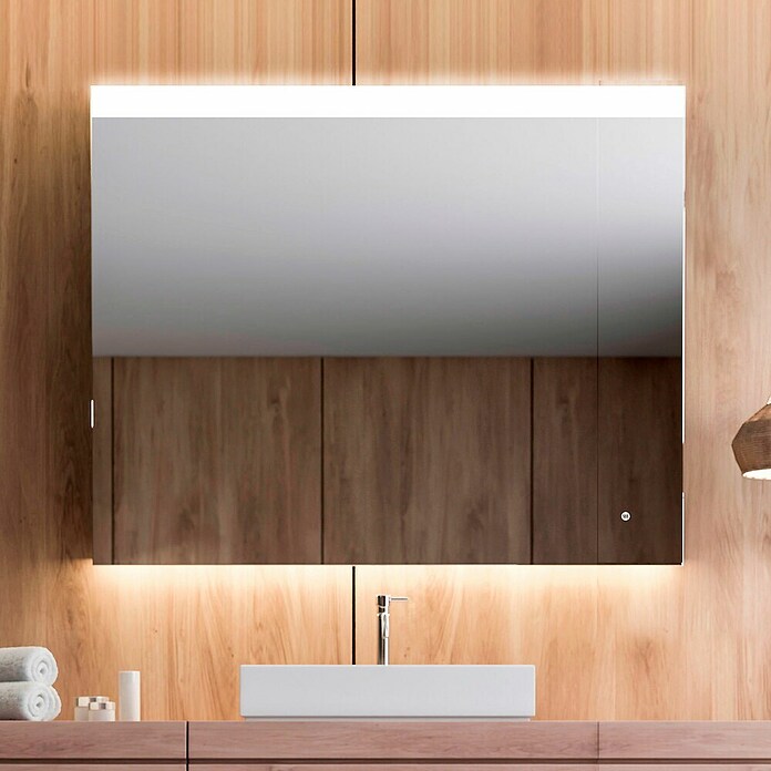 Camargue Espejo con luz LED Ilse Up & Down (Dimensiones (An x Al): 140 x 80 cm)