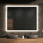 Camargue Espejo con luz LED Astro (Dimensiones (An x Al): 140 x 80 cm, Sensor antivaho)